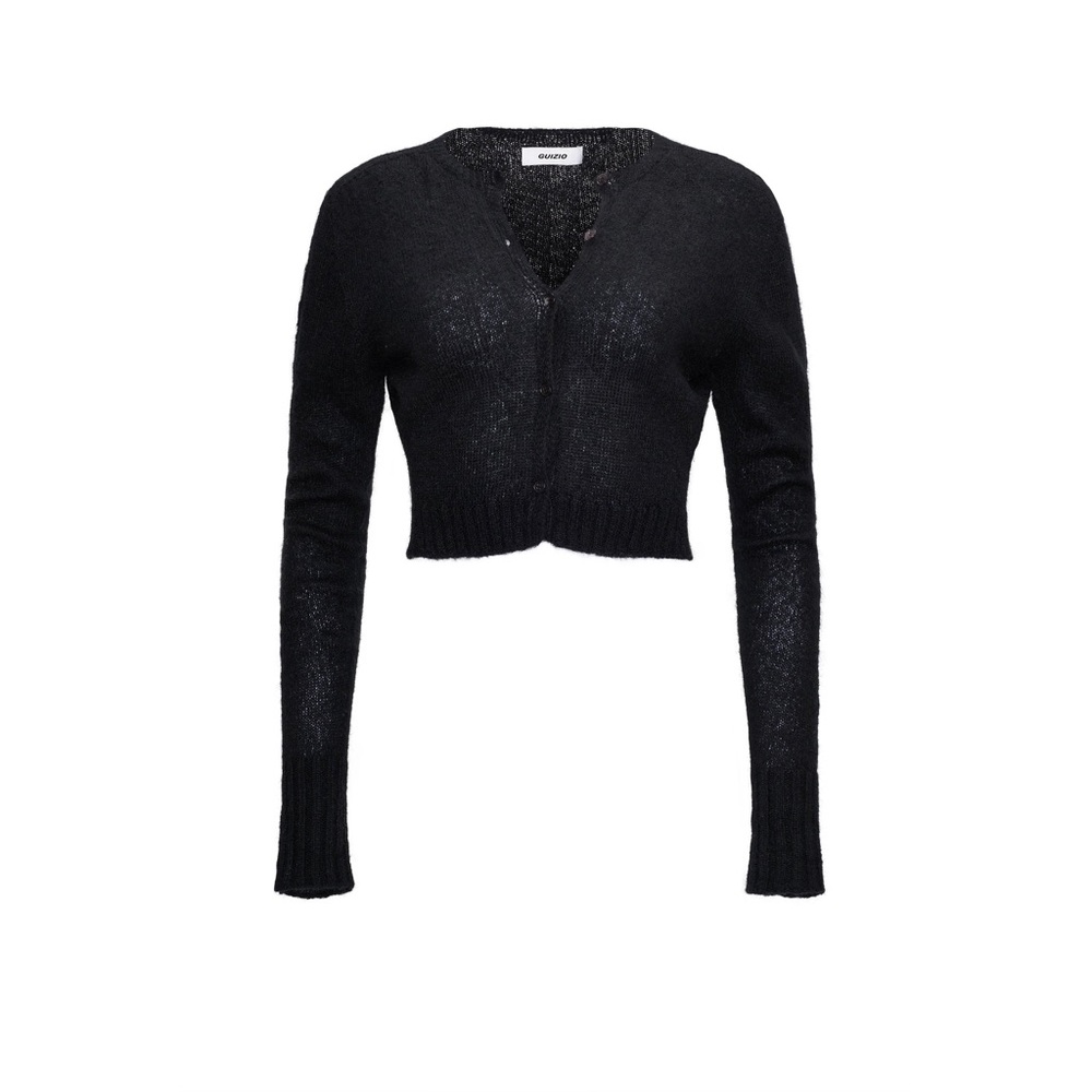 Guizio mohair cropped cardigan
